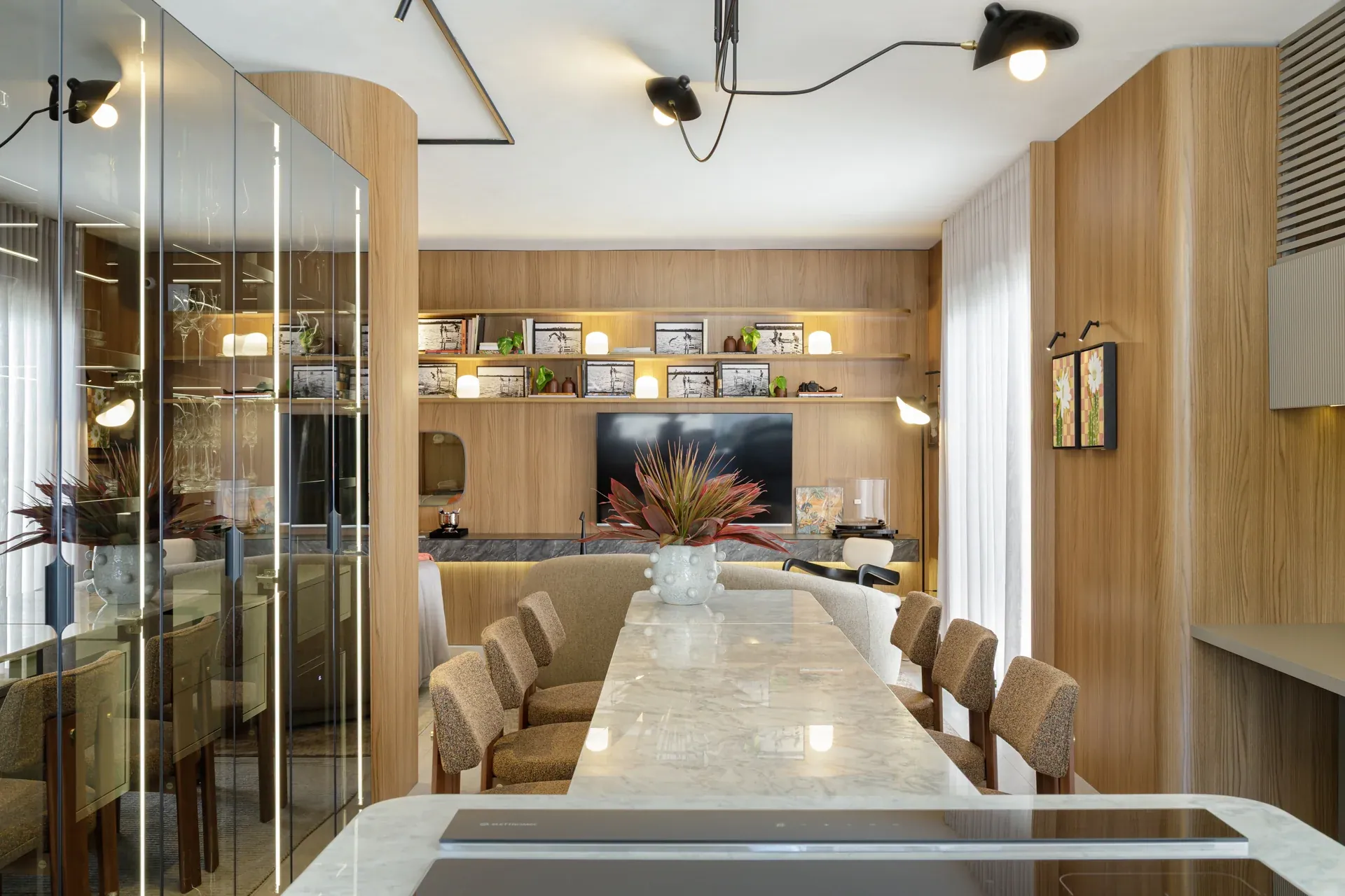 Conviver — ambiente do showroom Oca Planejados